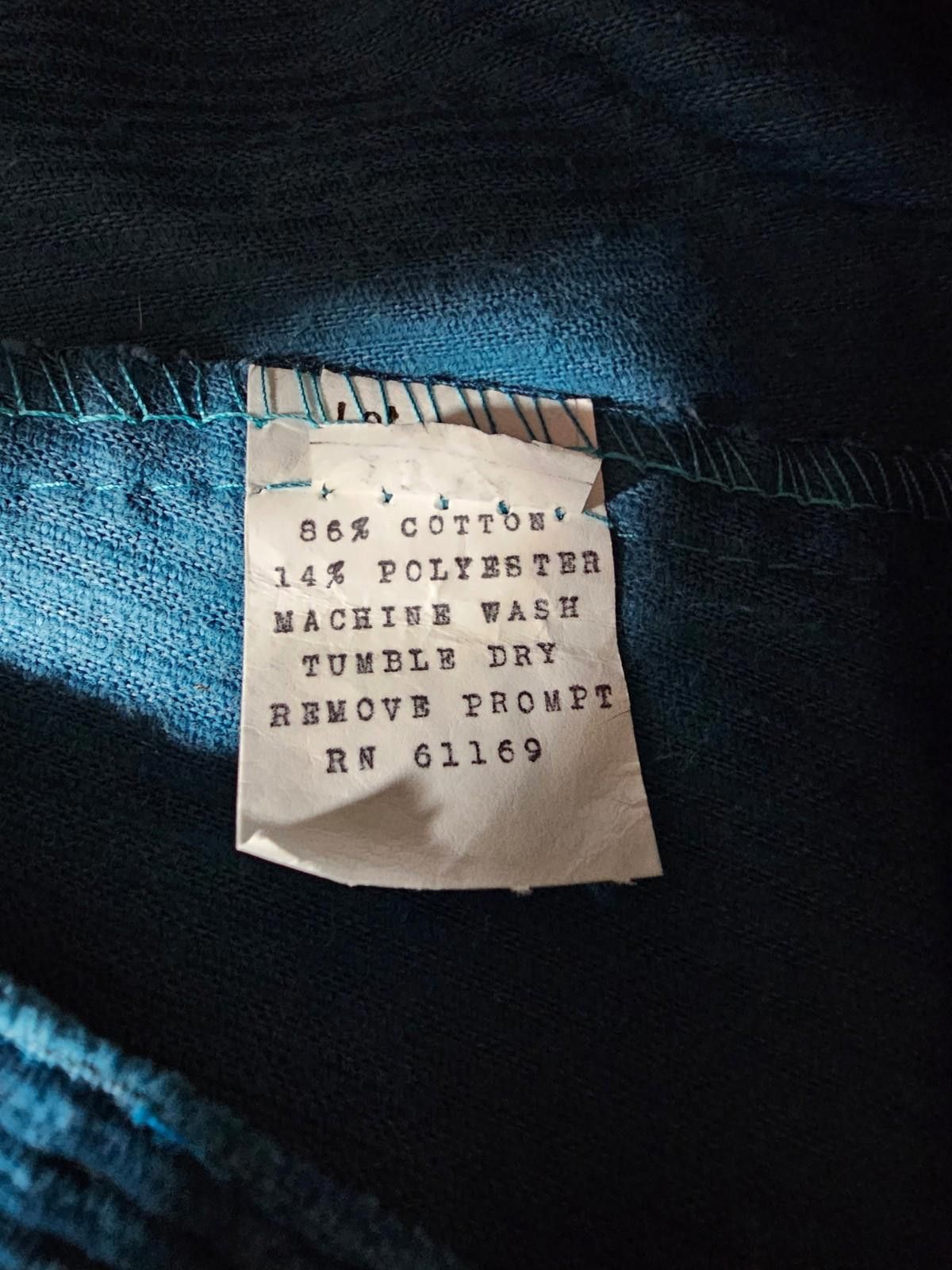 The Unbranded Brand blue teal corduroy pants size 13-14 27x30 Size 36" / US 14 / IT 50 - 5 Thumbnail