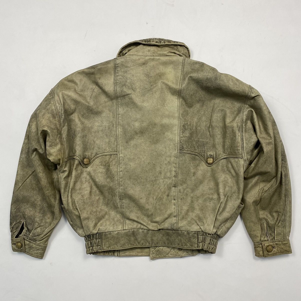 Japanese Brand × Vintage Vintage Aviator Avirex-style Leather Jacket Size US L / EU 52-54 / 3 - 2 Thumbnail