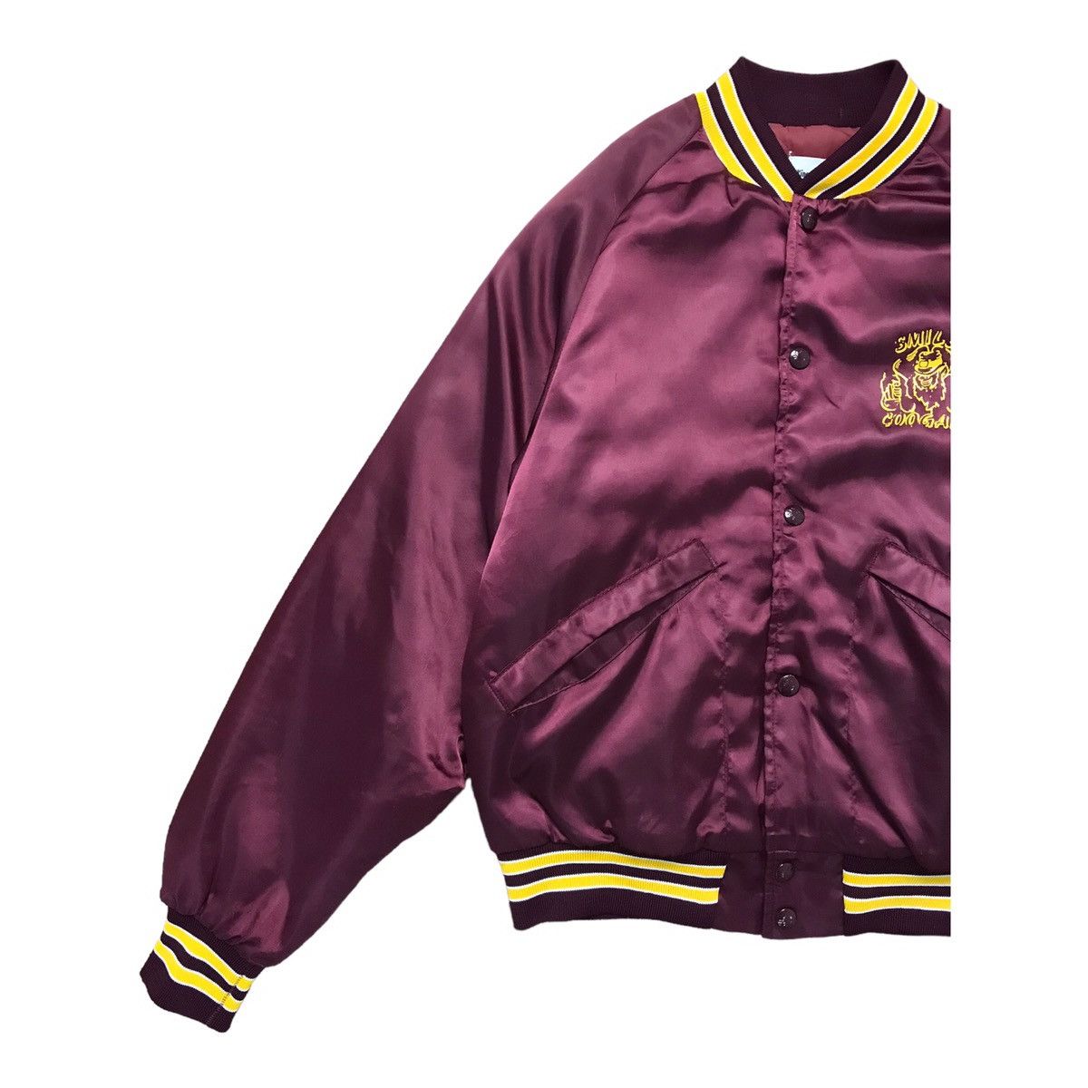 Vintage King Lovie Made In Usa Varsity Nylon Jacket Size US S / EU 44-46 / 1 - 5 Thumbnail