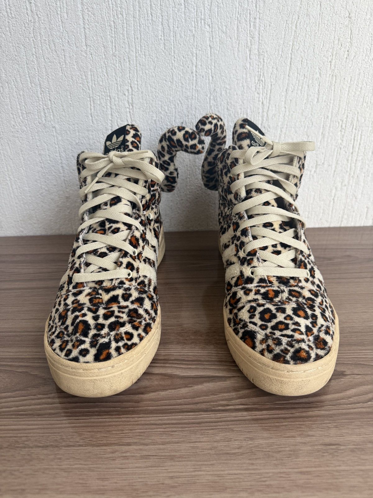 Adidas × Jeremy Scott Leopard sandstorm sneaker Size US 11 / EU 44 - 4 Thumbnail