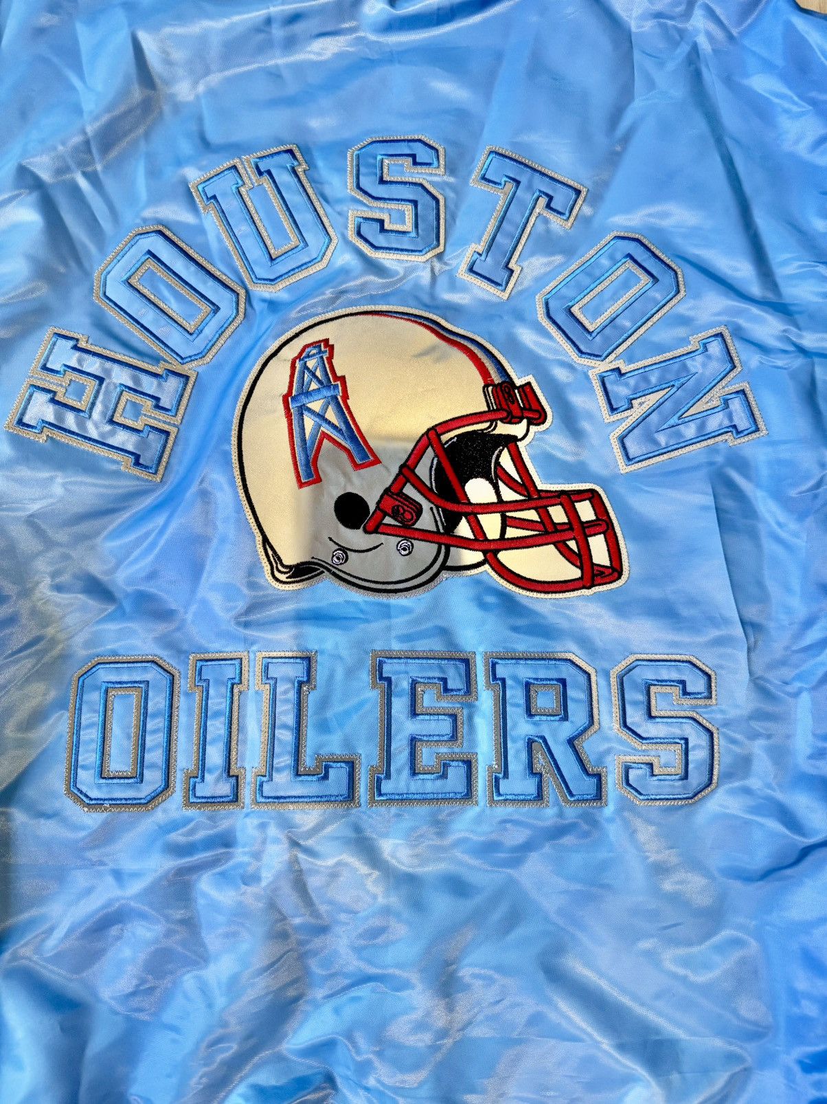 Starter Starter Houston Oilers Satin Varsity Jacket (Large) Size US L / EU 52-54 / 3 - 13 Thumbnail