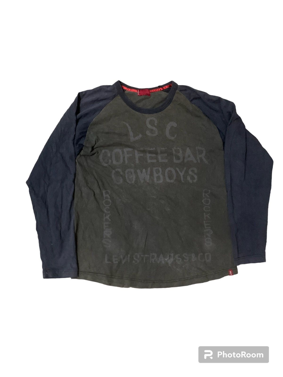 Levi's Vintage Clothing Vintage Levi’s Coffee Bar Cowboys Rockers Long Sleeve Tee Size US M / EU 48-50 / 2 - 1 Thumbnail