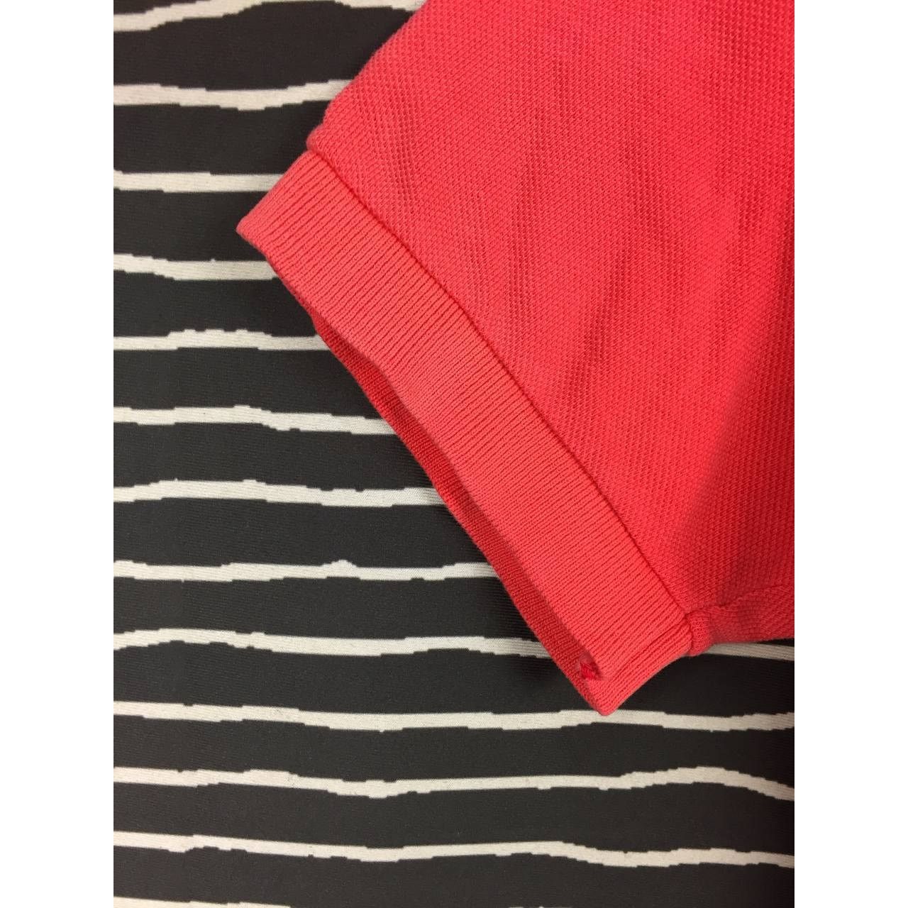 Fred Perry × Vintage Vtg Fred Perry Coral Red Cotton Pique Casual Polo Tee Size US M / EU 48-50 / 2 - 7 Thumbnail