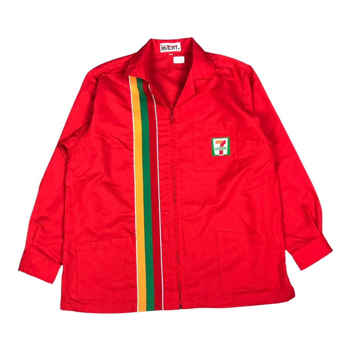 Japanese Brand Vintage 7 Eleven Japan Uniform Work Jacket Size US M / EU 48-50 / 2 - 1 Thumbnail