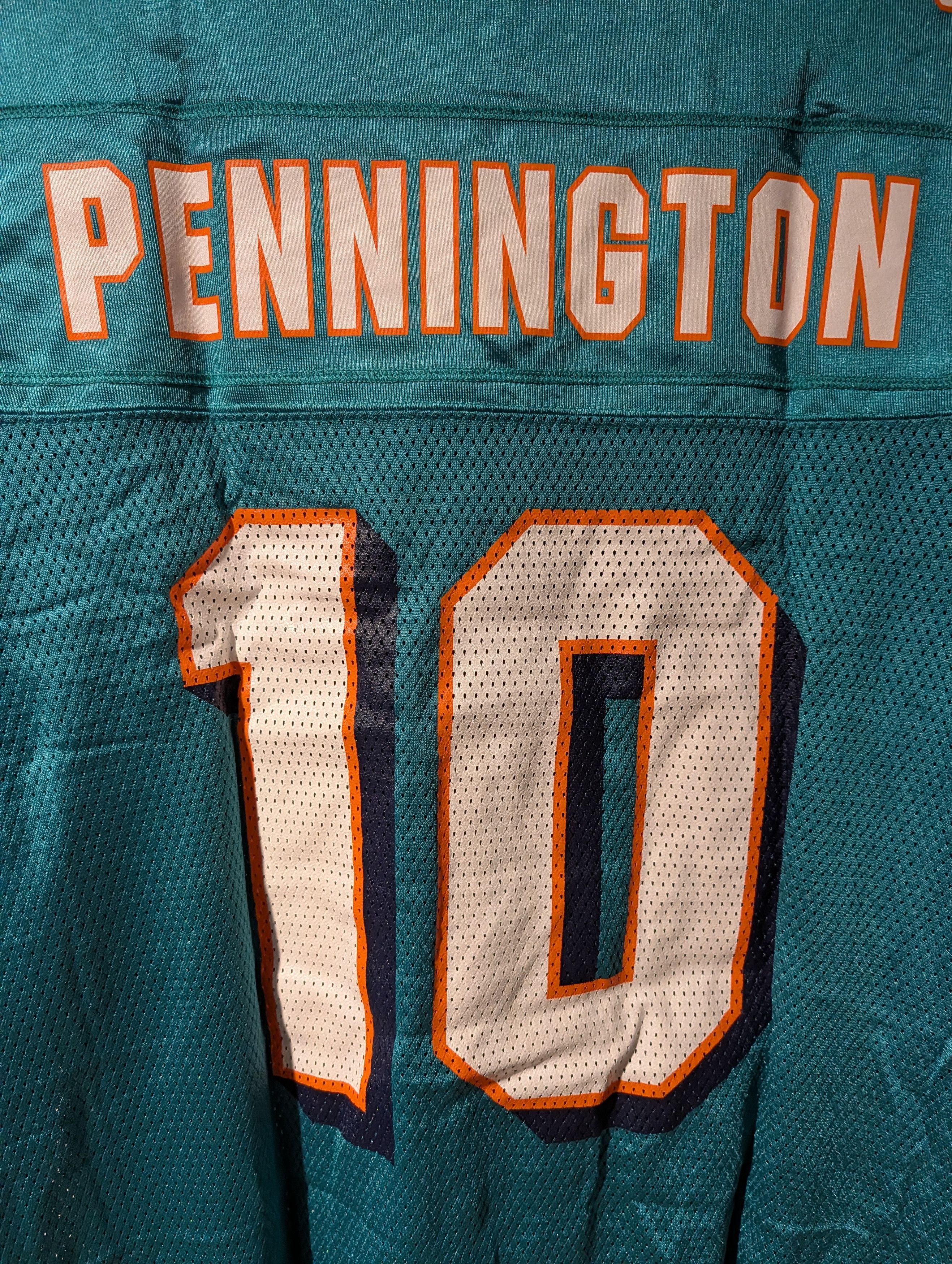 NFL Reebok NFL Equipment Chad Pennington Miami Dolphins Jersey Size US L / EU 52-54 / 3 - 2 Thumbnail