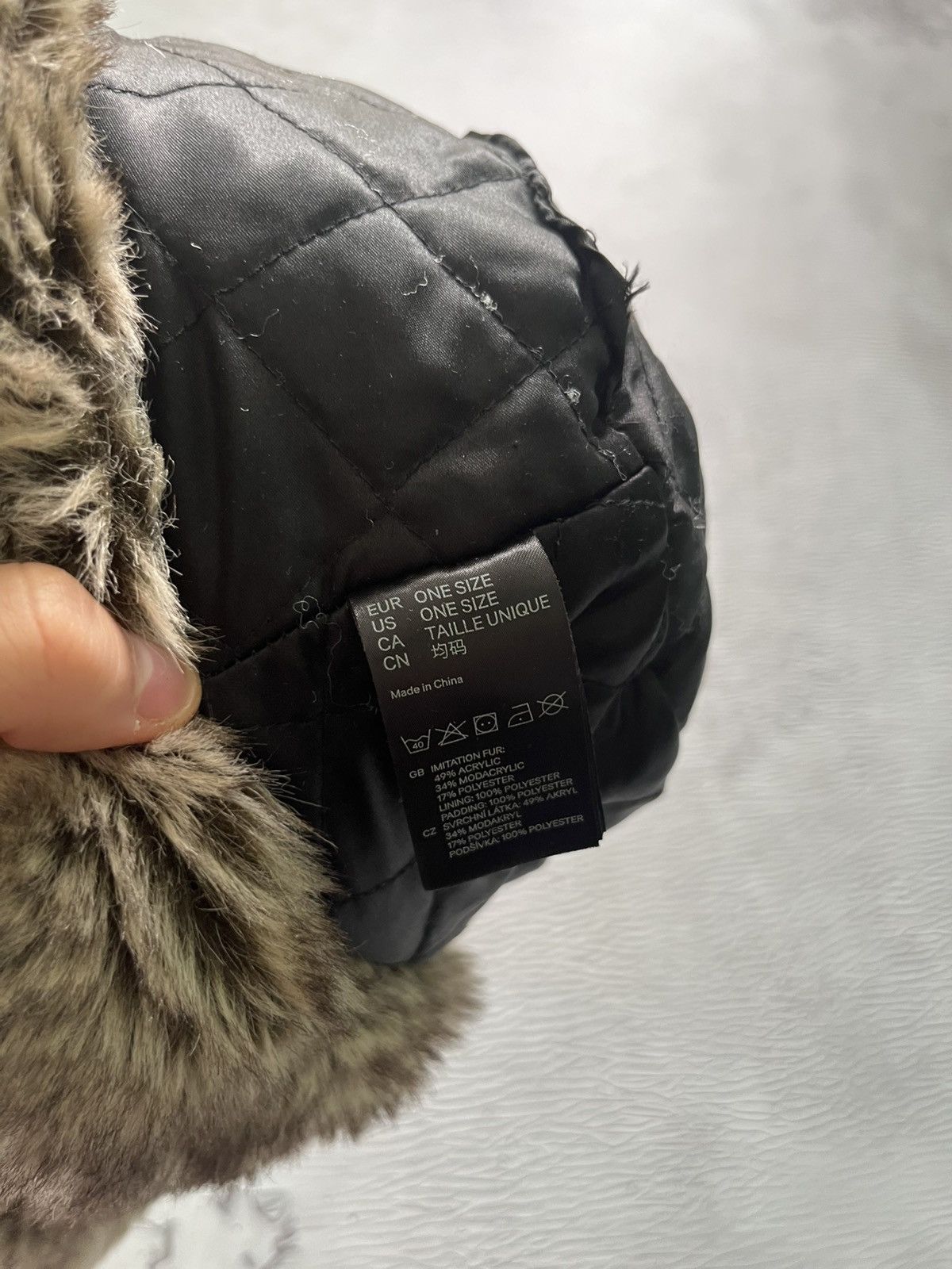 Hysteric Glamour Y2K Faux Fur Ushanka Vintage Fuzzy Warm Trapper Hat Size ONE SIZE - 8 Thumbnail