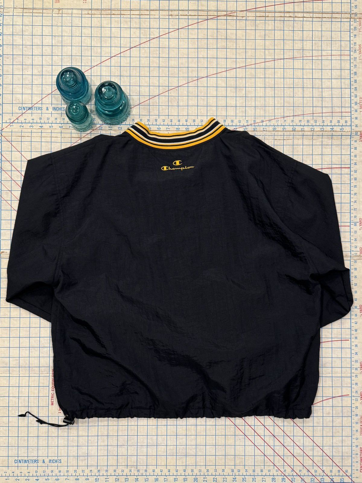 Champion Champion Pittsburg Steelers Pull Over Jacket Men Size XL Blk Size US XL / EU 56 / 4 - 10 Thumbnail
