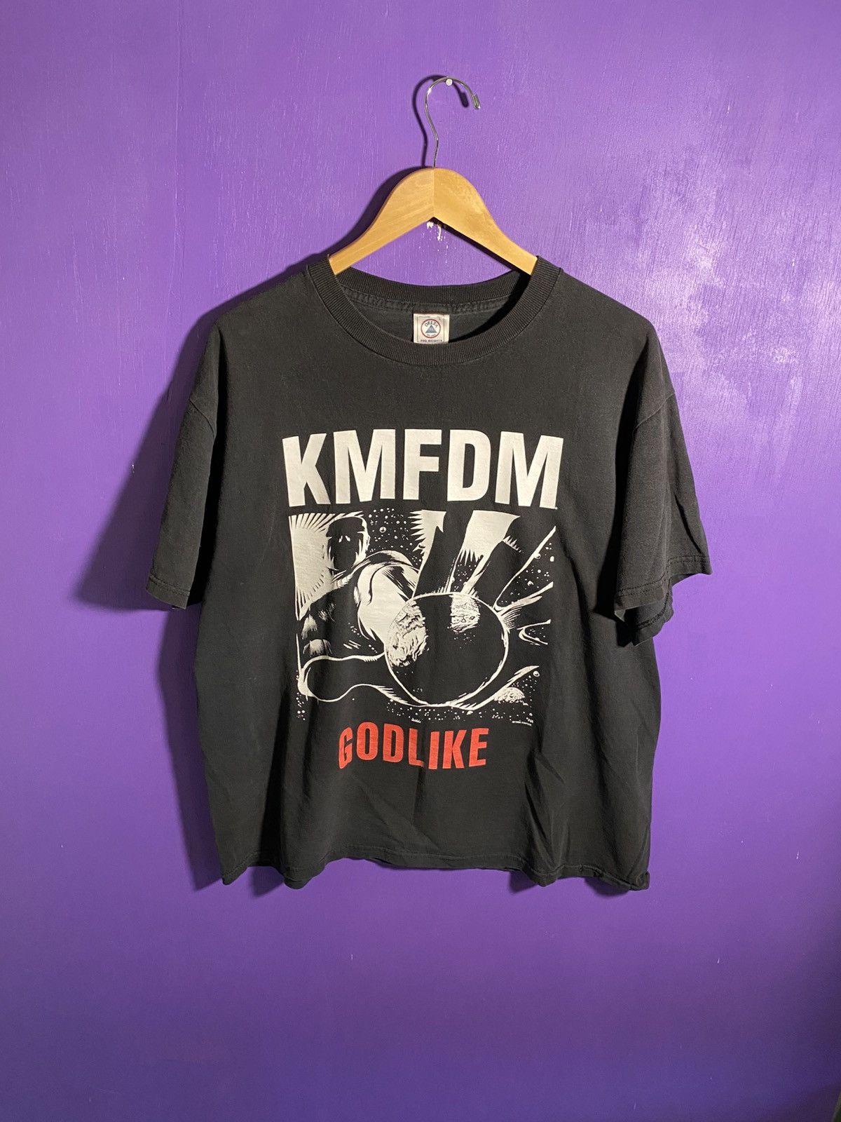 Band Tees Vintage 1998 KMFDM Godlike govern your soul tour tee Size US L / EU 52-54 / 3 - 1 Thumbnail