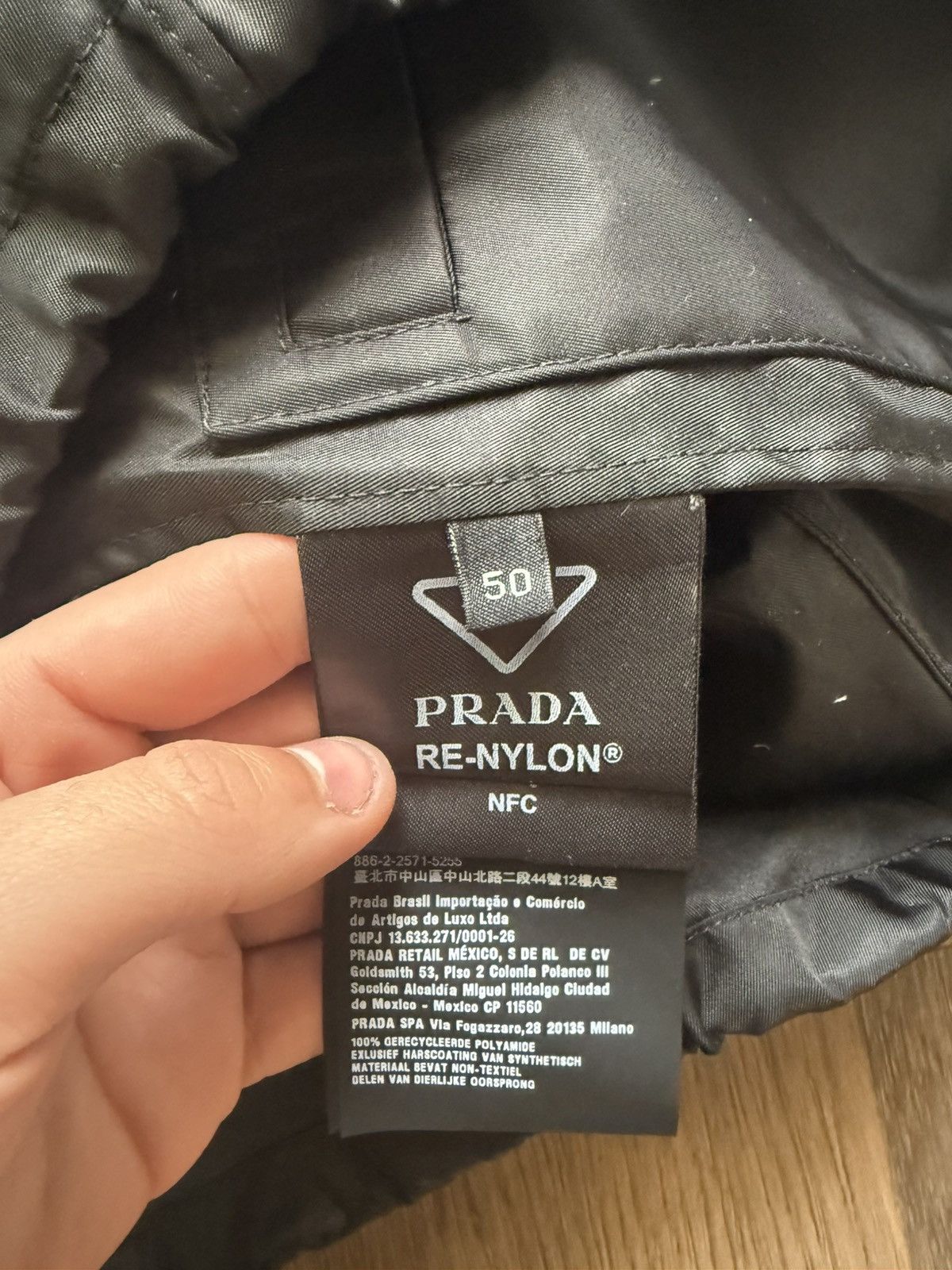 Prada Prada Nylon Zip Up Jacket Size US L / EU 52-54 / 3 - 4 Thumbnail
