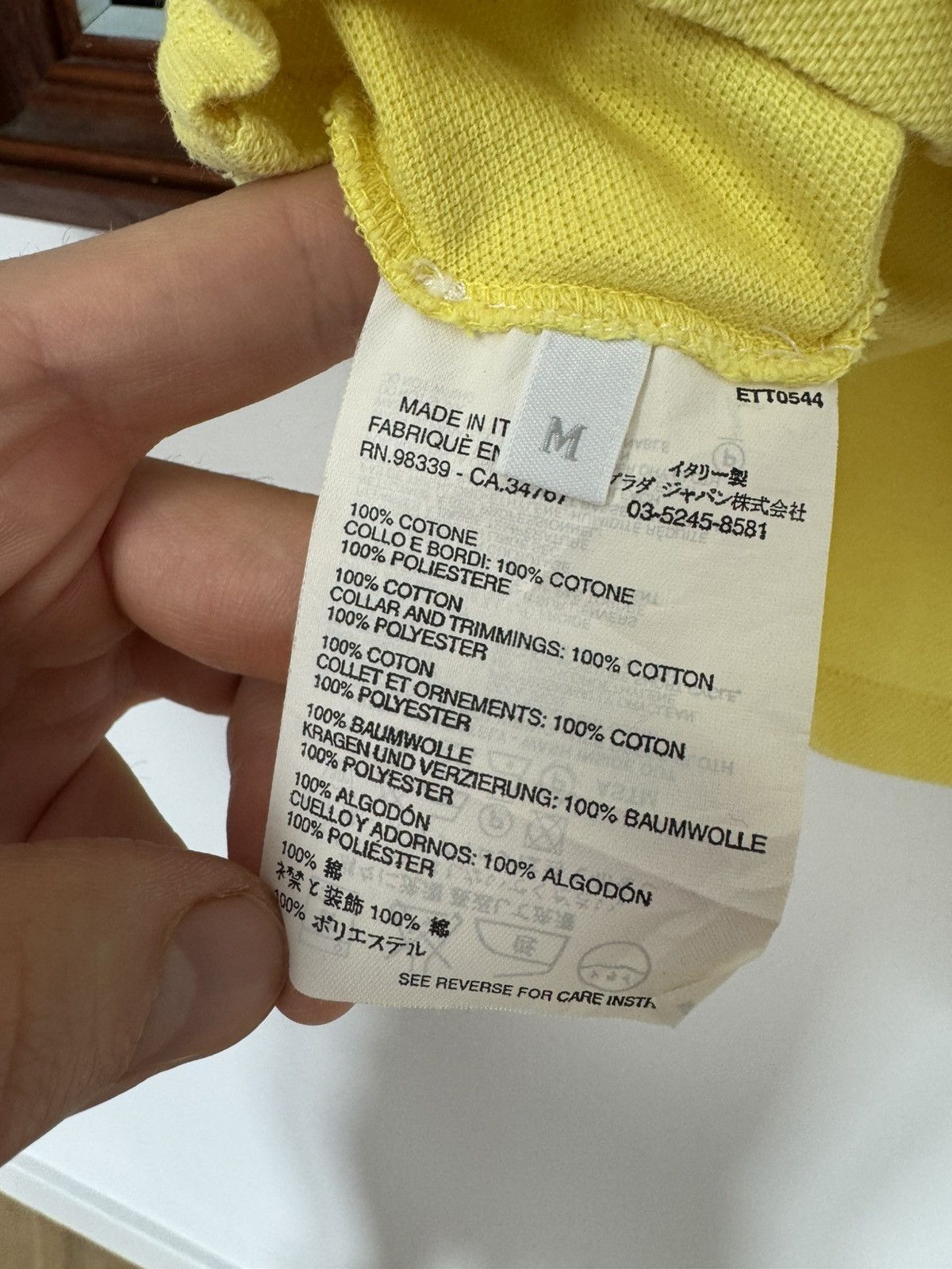 Prada Prada Polo Shirt Vintage Y2k Designer Luxury Women Yellow Size M / US 6-8 / IT 42-44 - 4 Thumbnail
