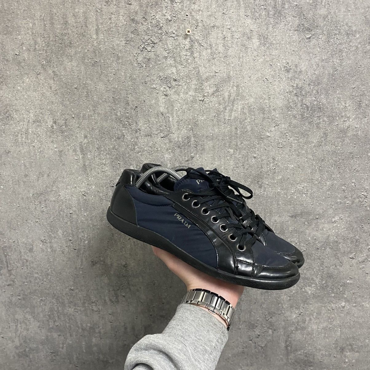 Archive Y2K Vintage Prada shoes trainers slip on sneakers