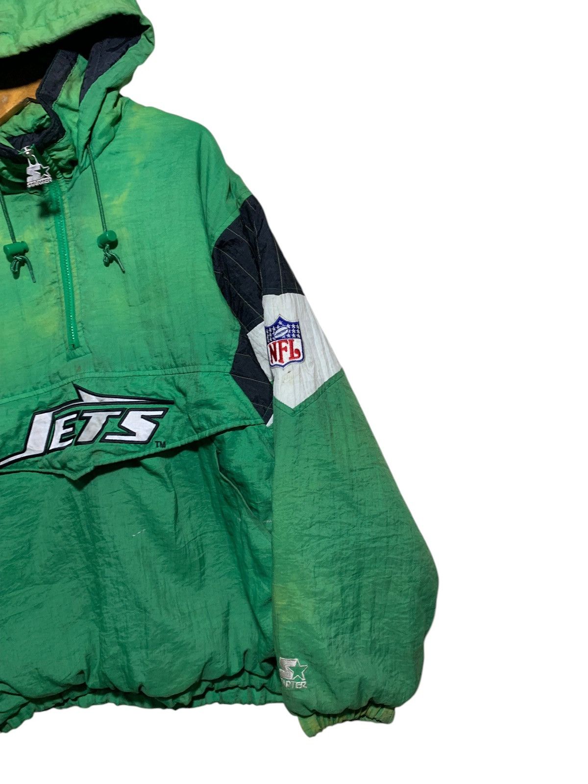 NFL 🔥VTG JETS NFL JACKETS BY STARTER Size US M / EU 48-50 / 2 - 3 Thumbnail