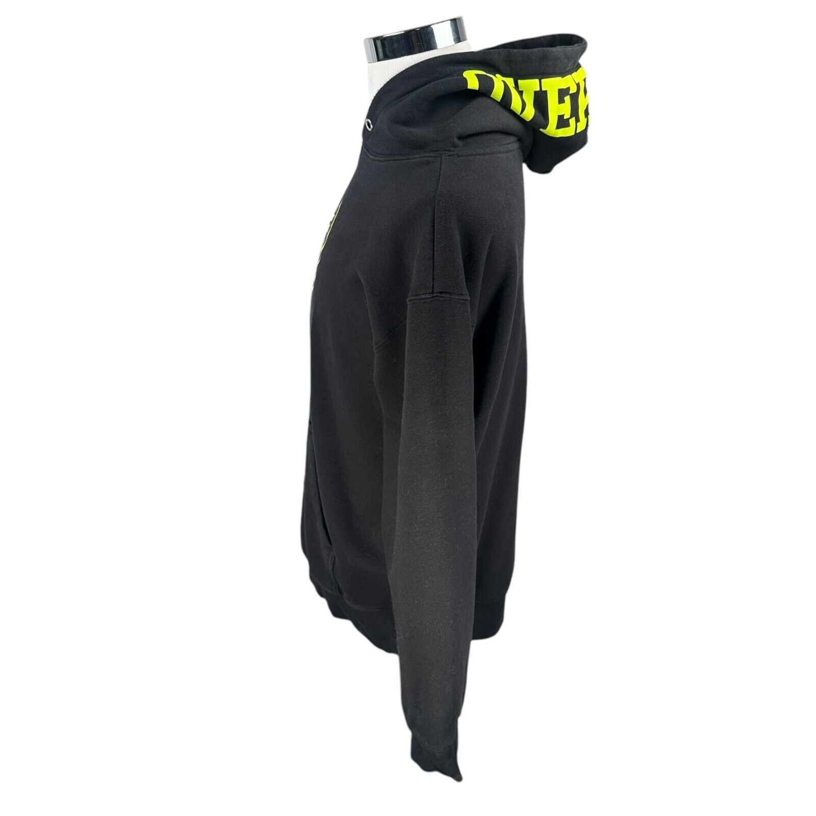 Other Overtime Split O Hoodie Mens Large Black Cotton Streetwear Size US L / EU 52-54 / 3 - 3 Thumbnail