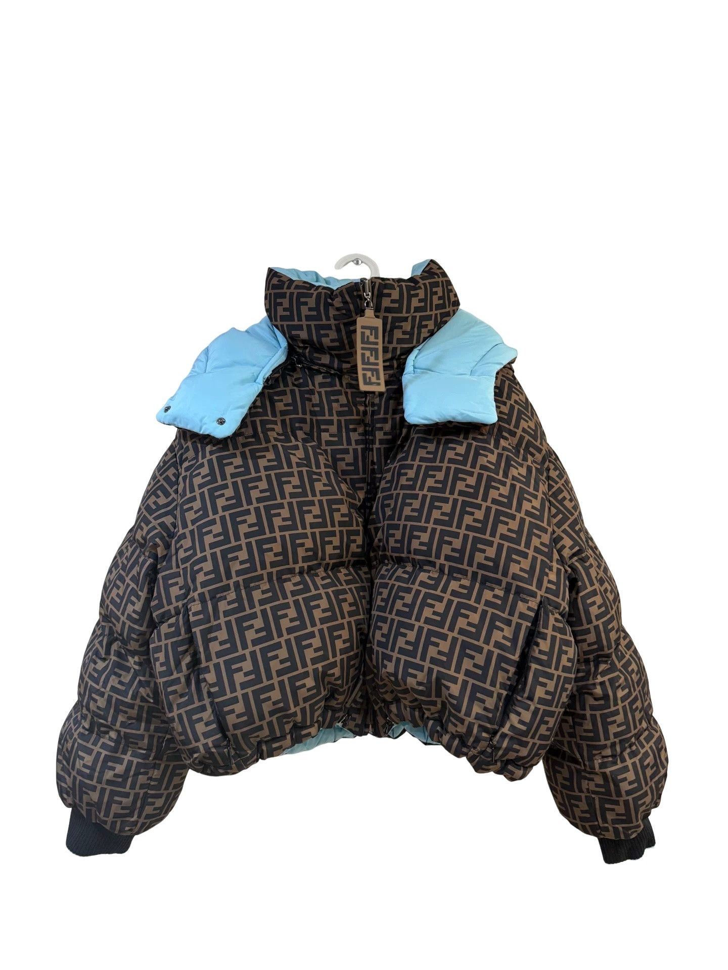 Fendi Fendi Reversible FF Zucca Puffer Jacket M Size US M / EU 48-50 / 2 - 1 Thumbnail