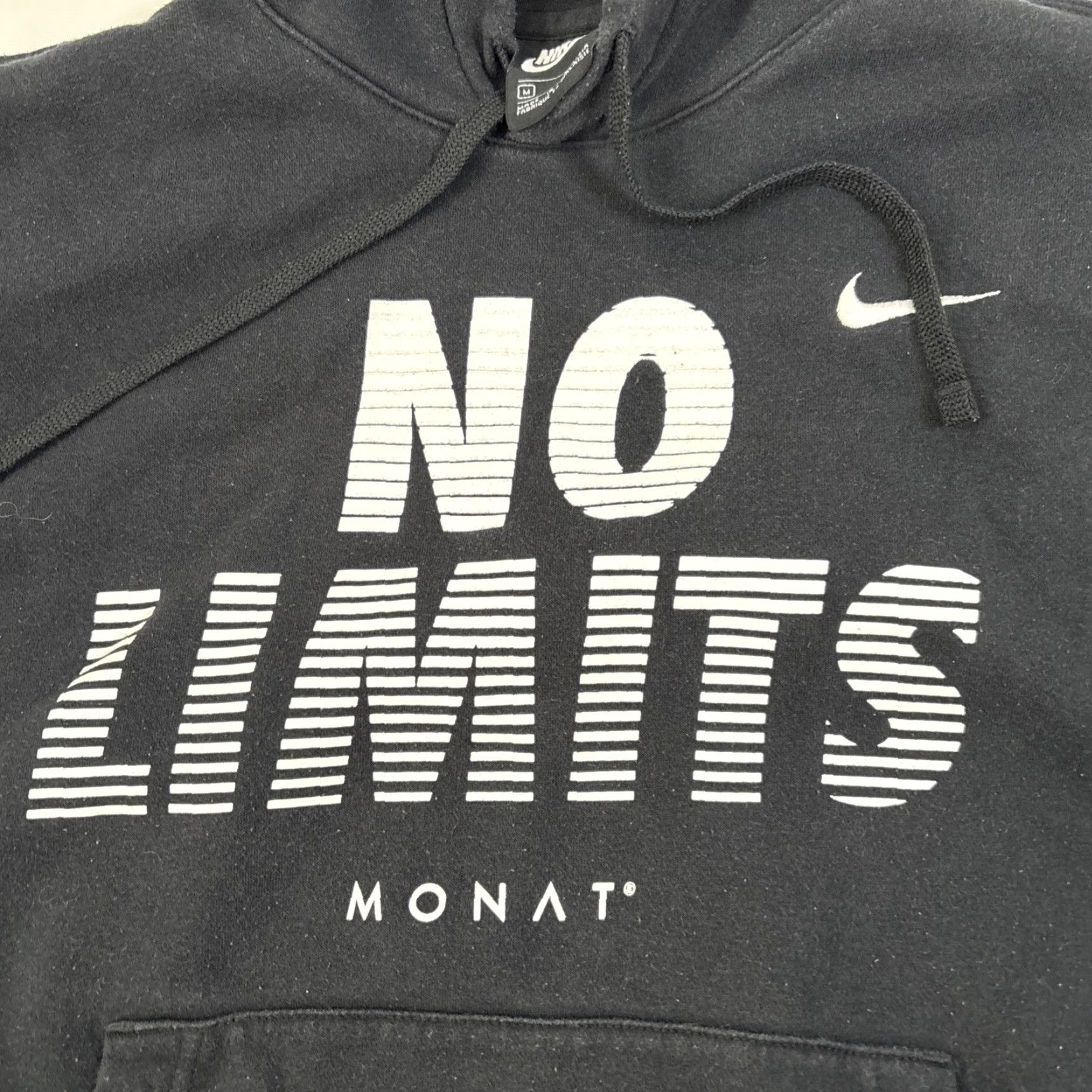 Nike MONAT x Nike No Limits Hoodie Mens M Black Pullover Collab Size US M / EU 48-50 / 2 - 2 Thumbnail