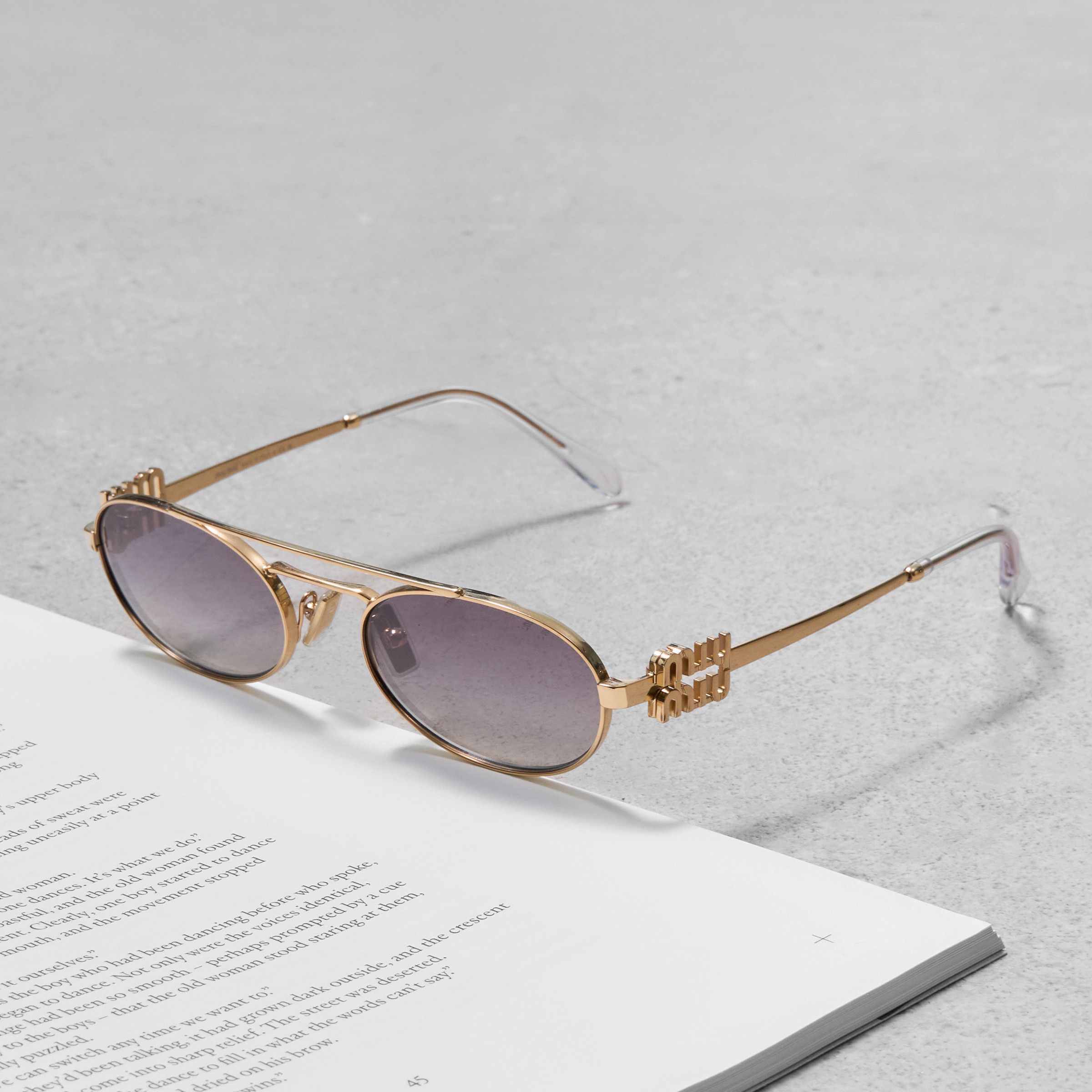 Miu Miu MIU MIU MU 54ZS 5AK30C Sunglasses Size ONE SIZE - 2 Thumbnail