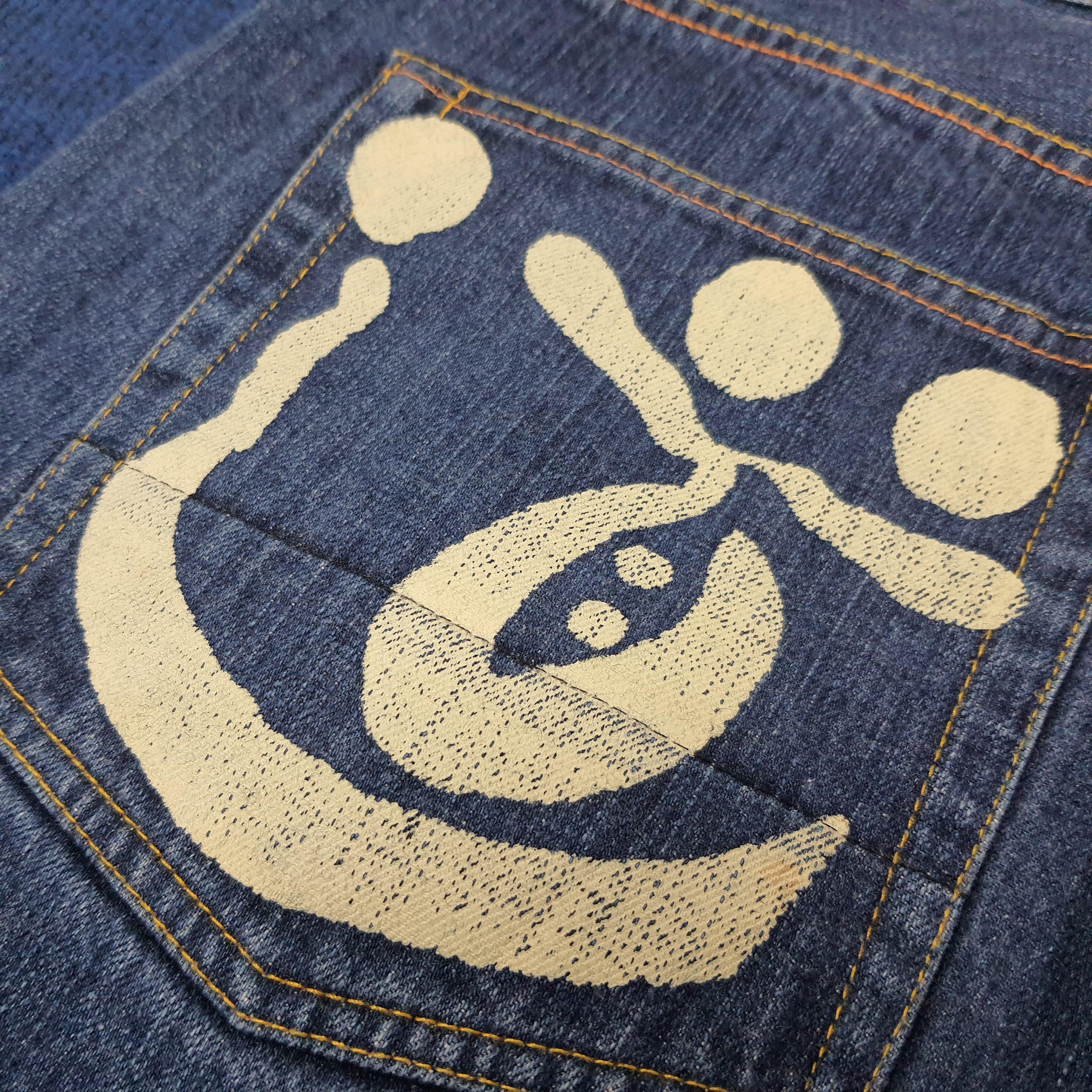 Evisu Vintage Evisu Japan Custom Daicock Short Jeans C265N28 Size US 31 - 2 Thumbnail