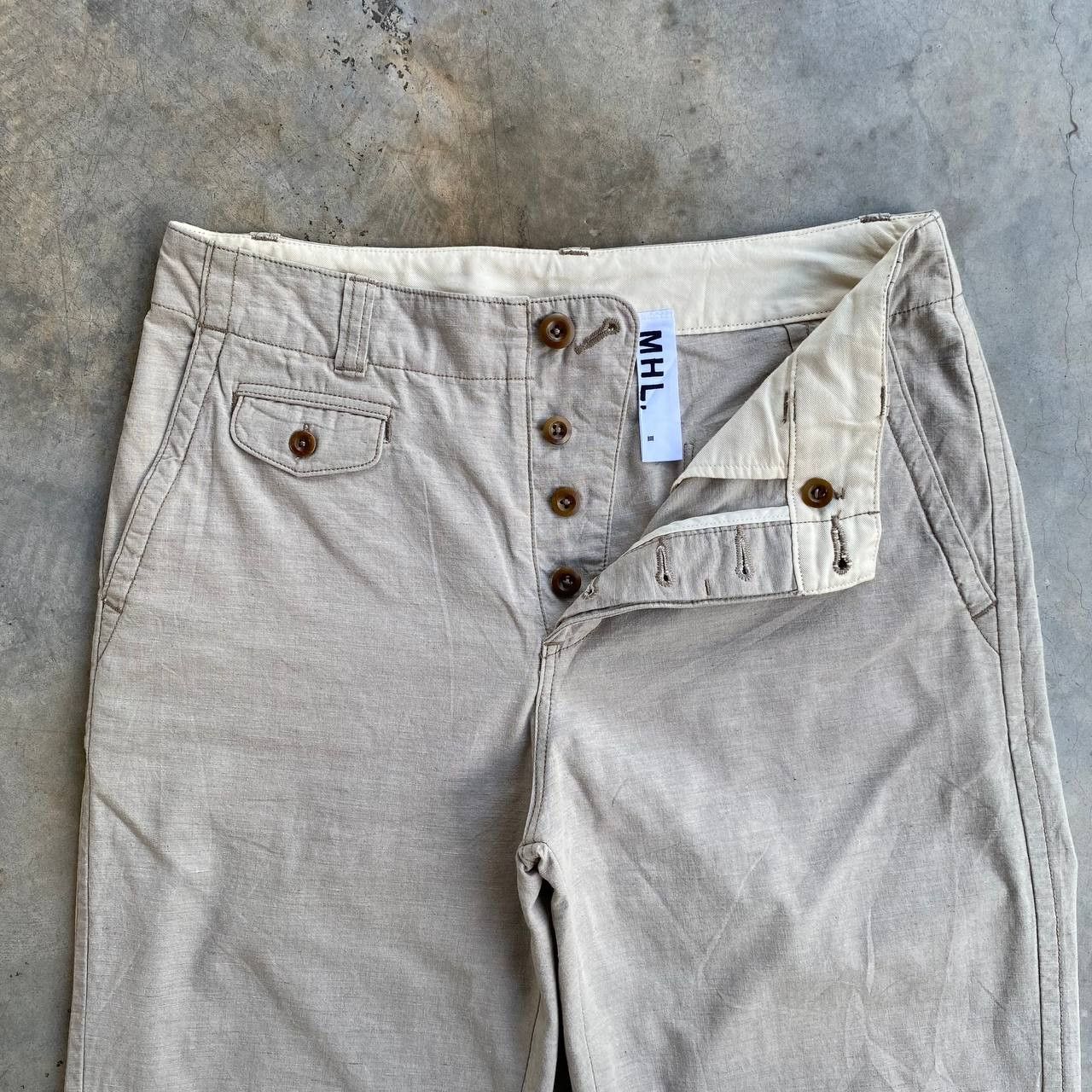 Margaret Howell MARGARET HOWELL JAPAN MEN CHINOS REGULAR STRAIGHT LEG PANT Size US 32 / EU 48 - 3 Thumbnail