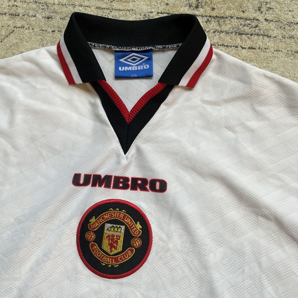 Umbro 90s Manchester United Away Shirt Umbro Size US XXL / EU 58 / 5 - 2 Thumbnail