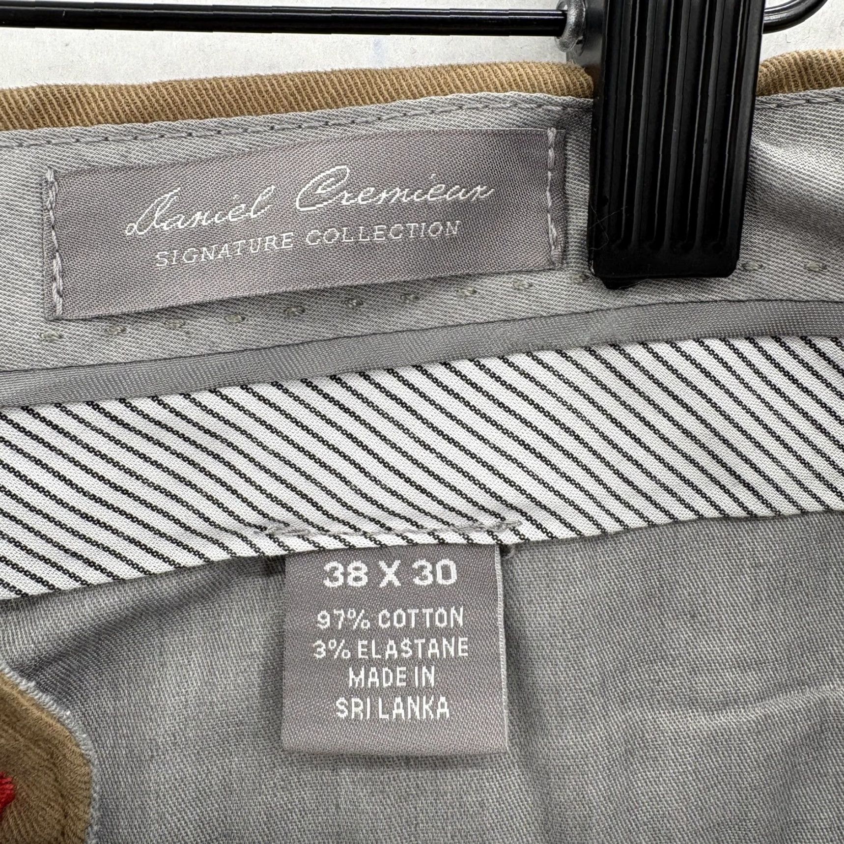 Cremieux Daniel Cremieux Signature Collection Pants Mens 38x28 Brown Stretch Chino NWT Size US 38 / EU 54 - 4 Thumbnail