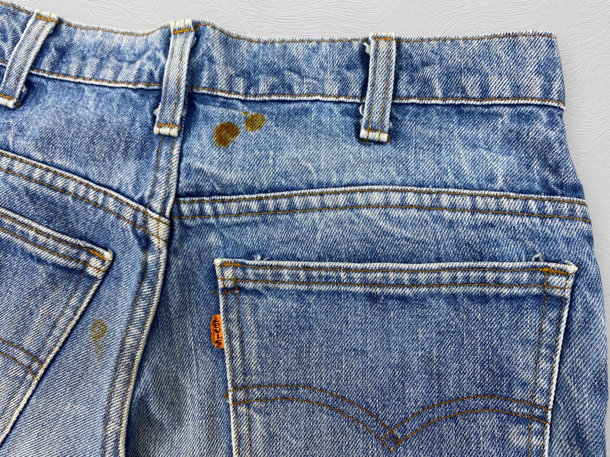 Levi's 80's Distressed Mudwash Vintage Levi's 646 Flare Orange Tab Size US 29 - 8 Thumbnail