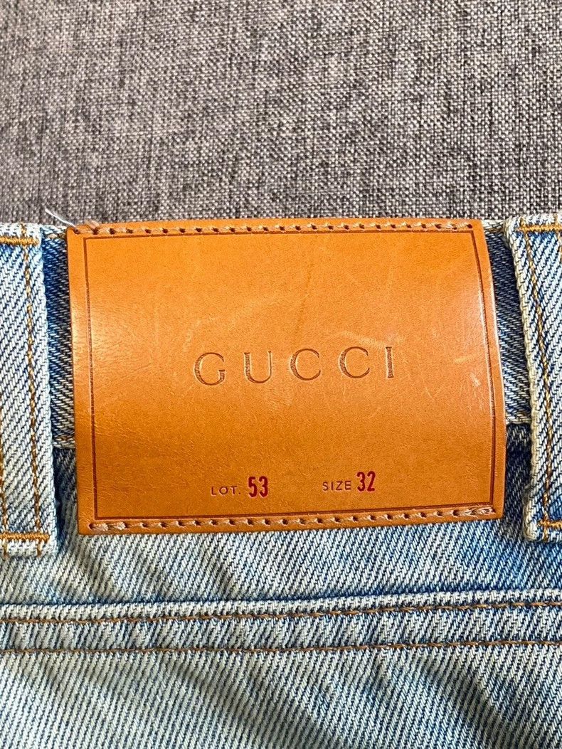 Gucci Gucci Striped webbing tapered jeans 2502-Nextarrow Size US 32 / EU 48 - 6 Thumbnail