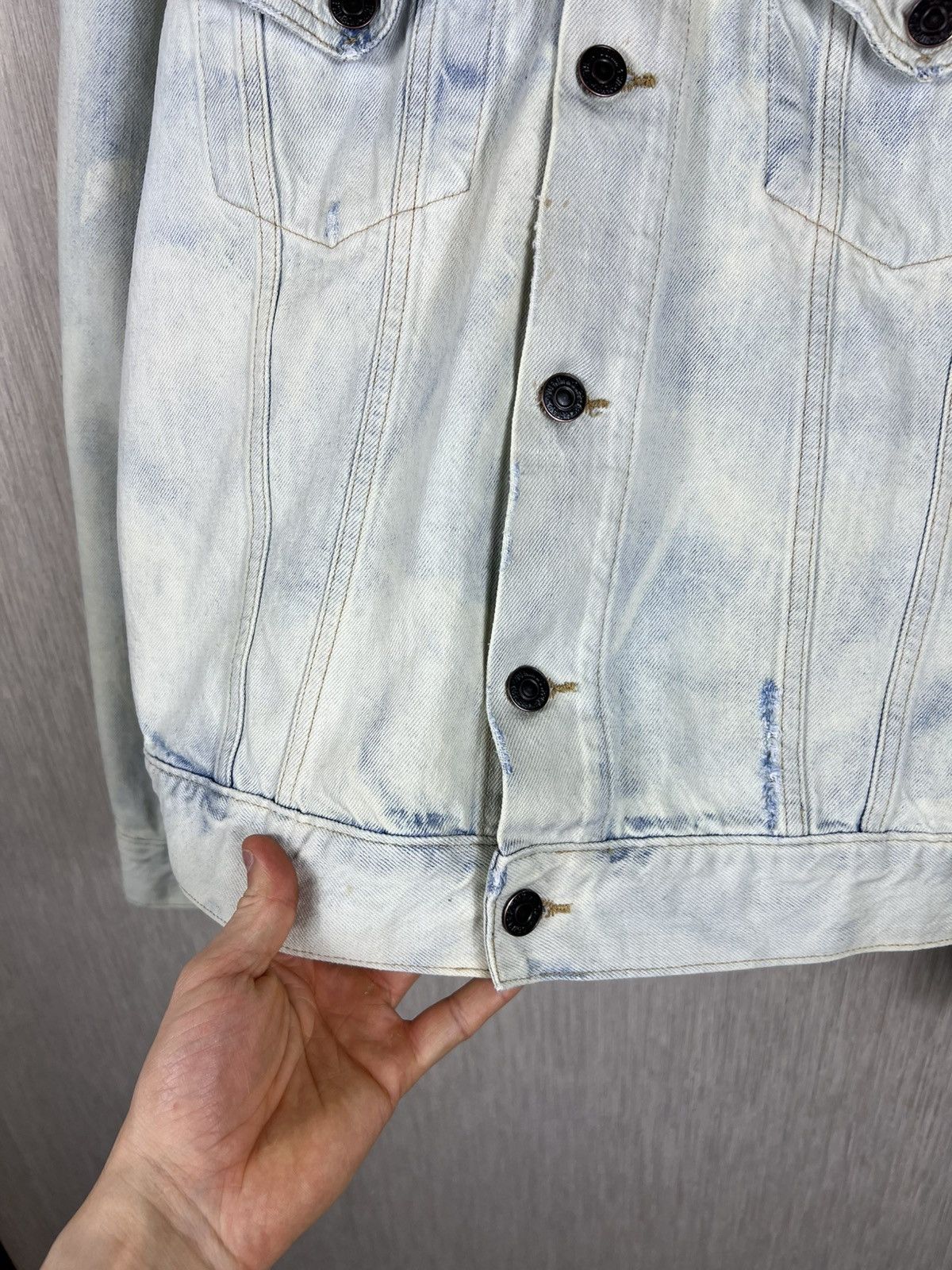 Denim & Supply Ralph Lauren Ralph Lauren denim & supply acid bleach skull denim jacket Size US M / EU 48-50 / 2 - 9 Thumbnail