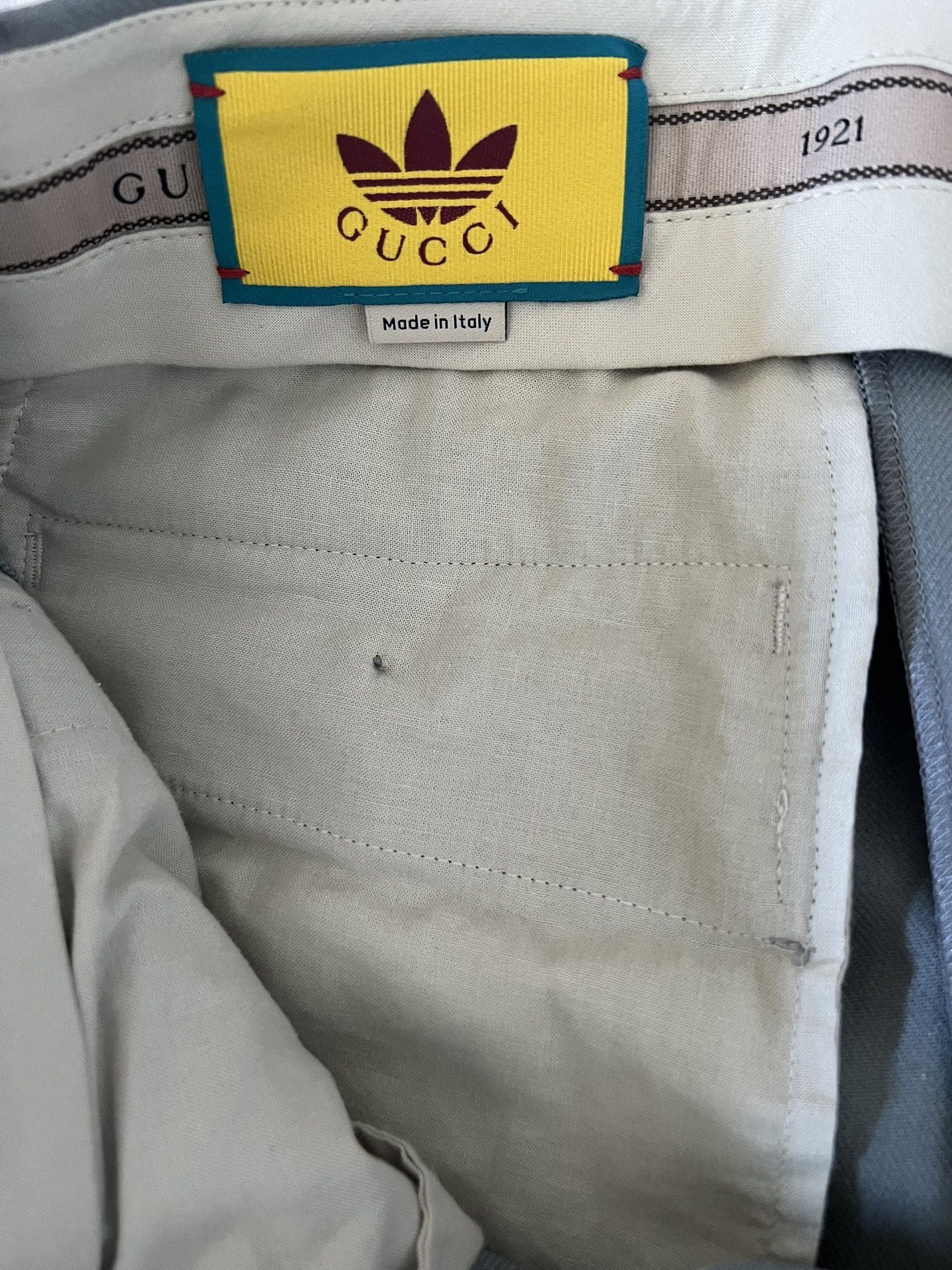 Adidas × Gucci Gucci x Adidas 3 Stripe Wool Trousers sz 46 Size US 30 / EU 46 - 6 Thumbnail