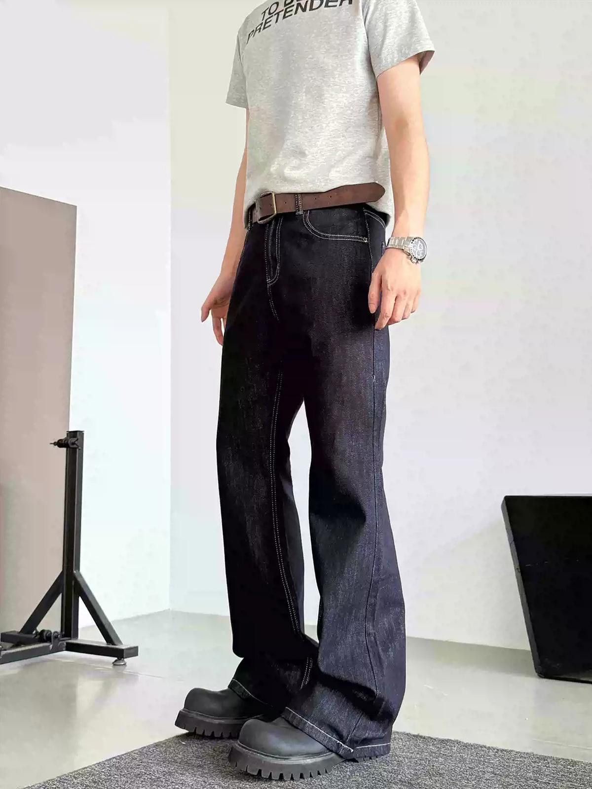 Other Raw Denim Micro Flared Jeans Size US 32 / EU 48 - 2 Thumbnail