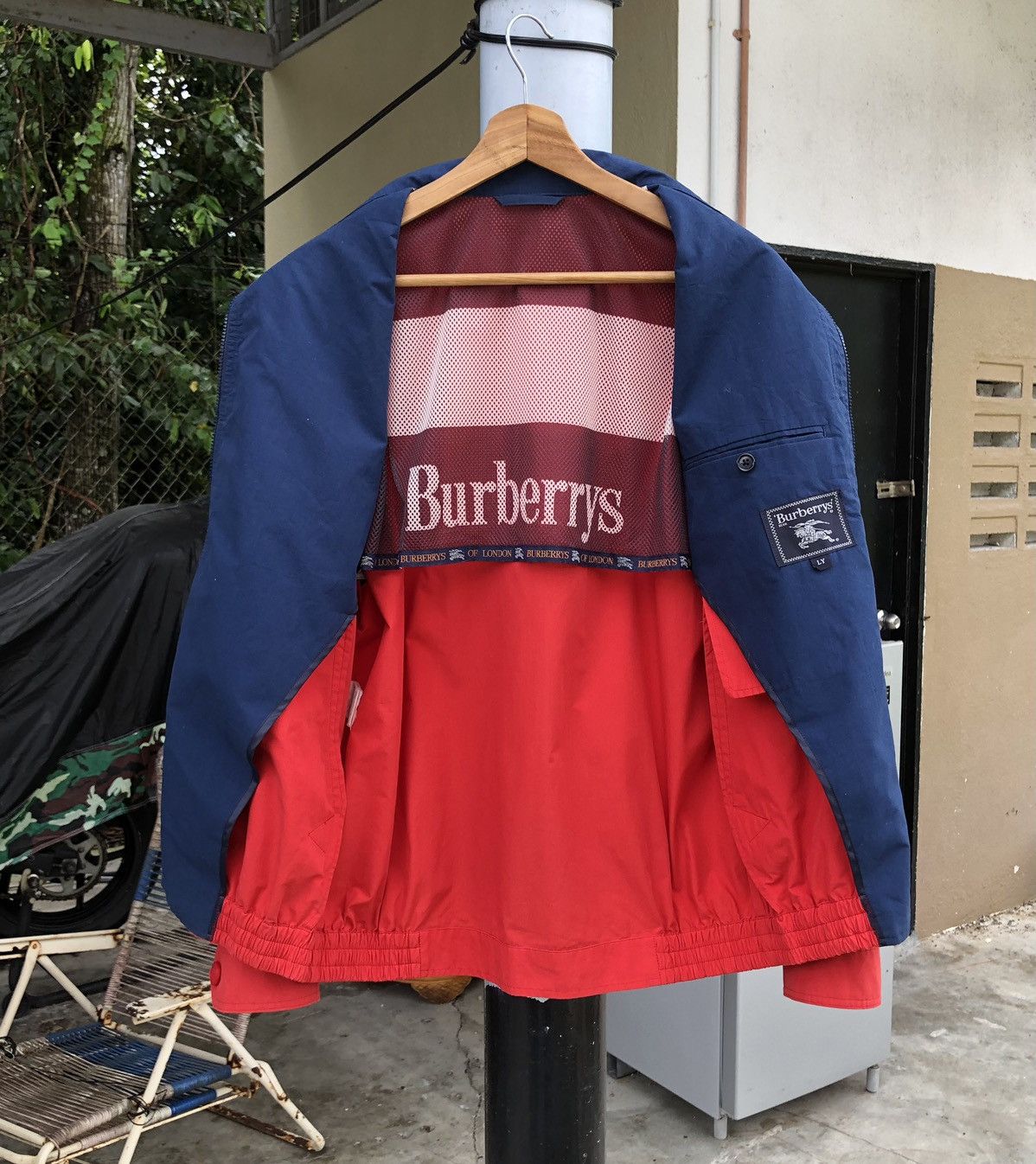 Burberry Vintage Burberrys Sport Light Bomber Jacket Size US M / EU 48-50 / 2 - 4 Thumbnail