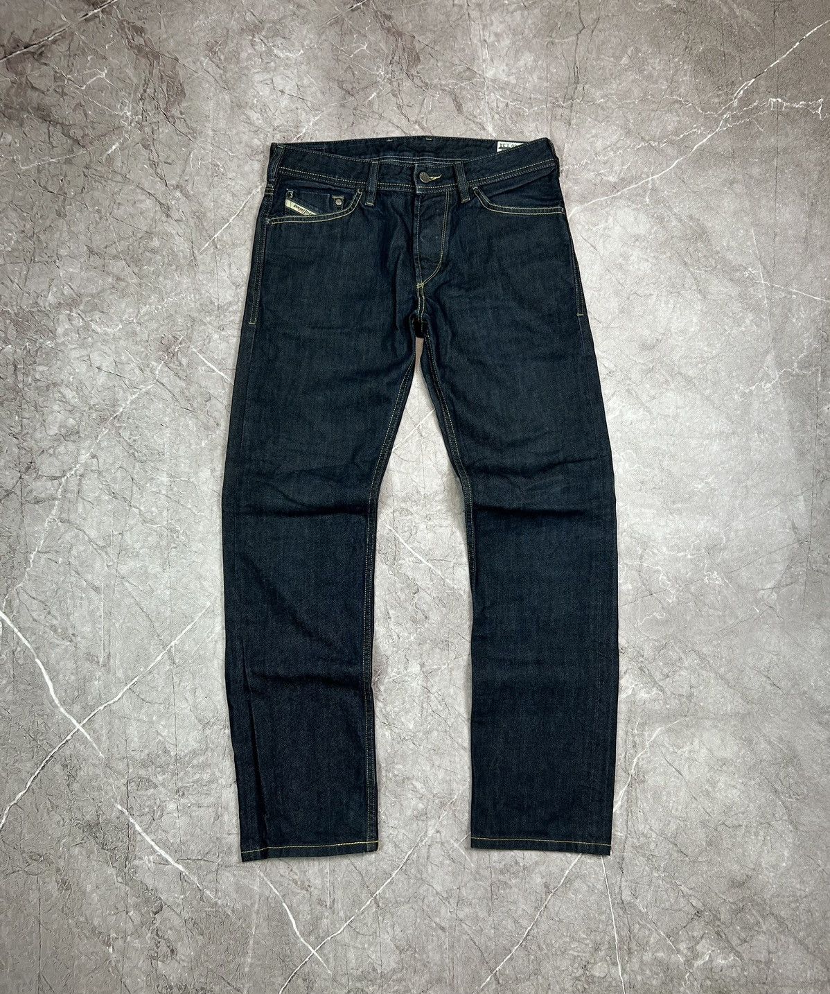 Diesel × Vintage OOs Diesel Industries Black Dark Wash Straight Jeans Size 30 Size US 30 / EU 46 - 2 Thumbnail