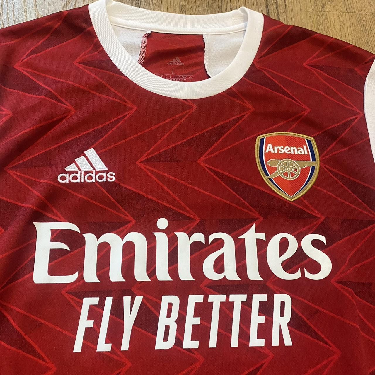 Adidas 2019-20 Arsenal Adidas Home Football Shirt Adidas Fly Size US L / EU 52-54 / 3 - 3 Thumbnail