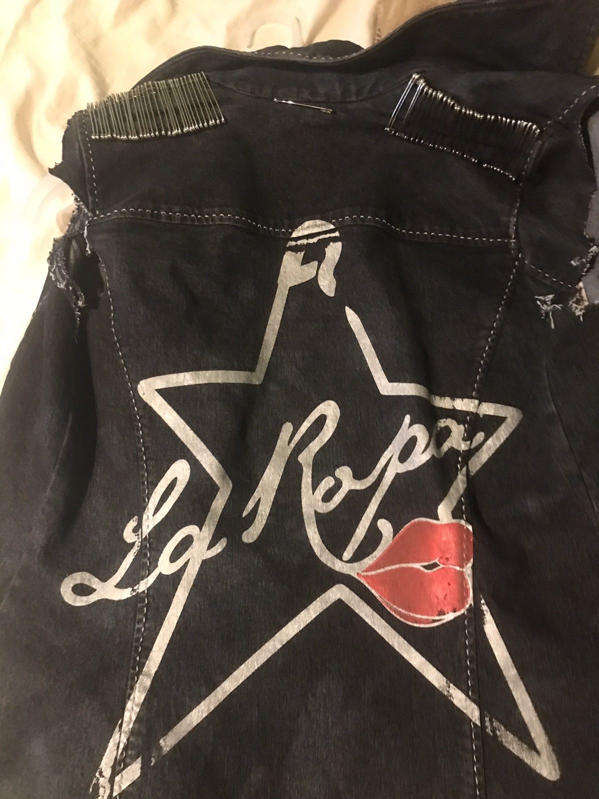 LaRopa Laropa heavy metal denim vest Size US M / EU 48-50 / 2 - 3 Thumbnail