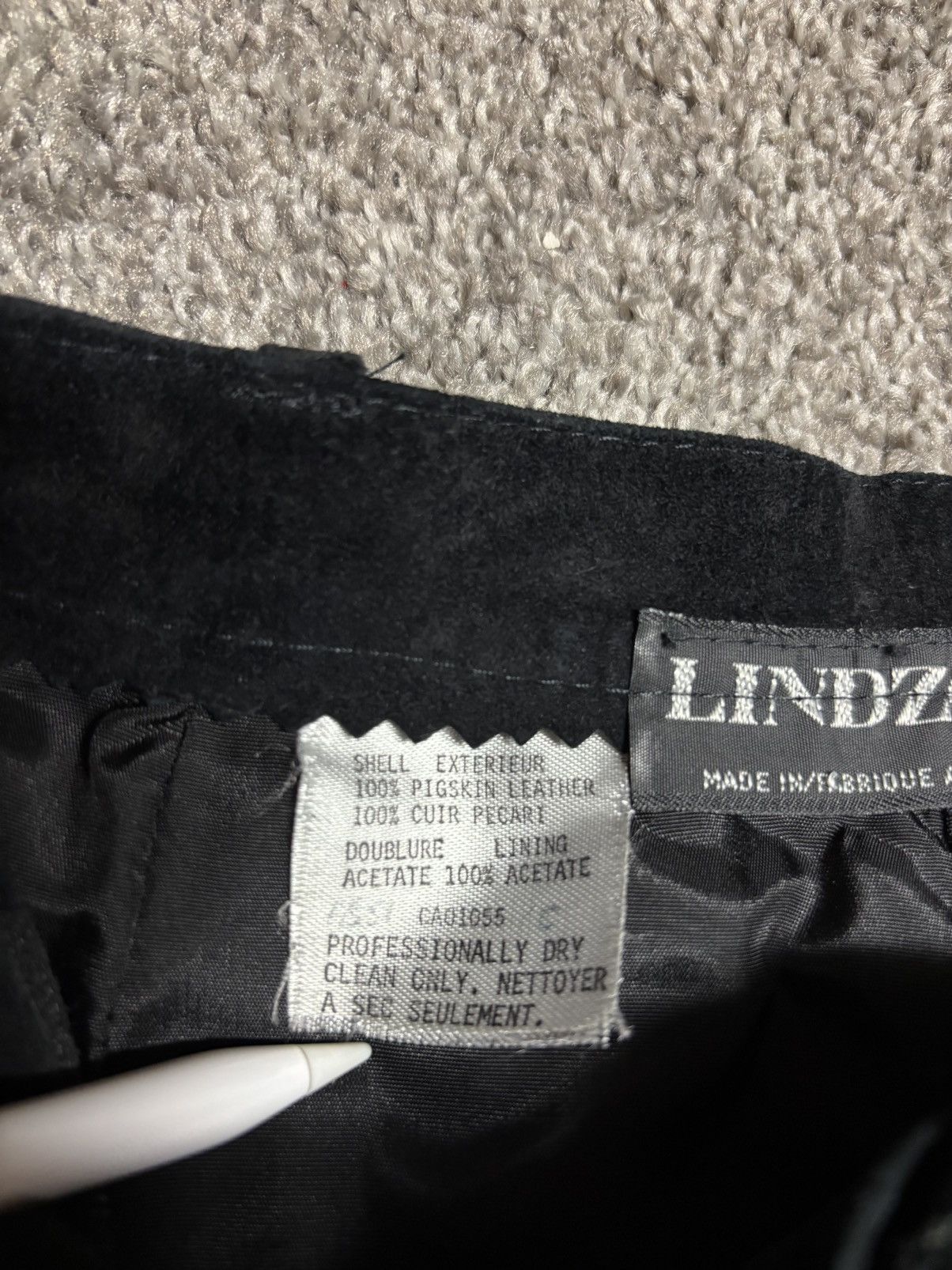 Leather Pigskin leather pants Size 28" / US 6 / IT 42 - 5 Thumbnail
