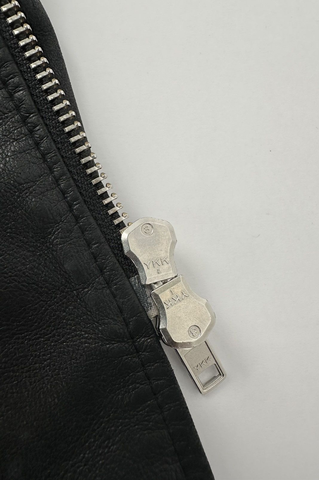 Ann Demeulemeester Ann Demeulemeester Asymmetrical Multi-Zipper Biker Leather Size S / US 4 / IT 40 - 17 Thumbnail