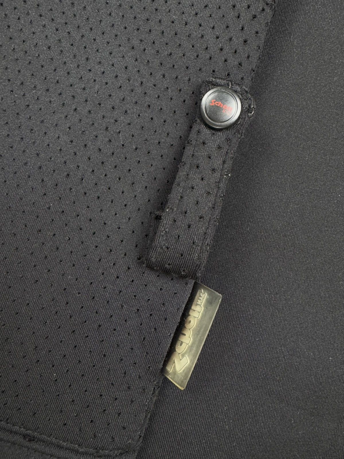 Schott × Vintage Rare Vintage 90s Schott perforated neoprene logo zip jacket Size US S / EU 44-46 / 1 - 11 Thumbnail