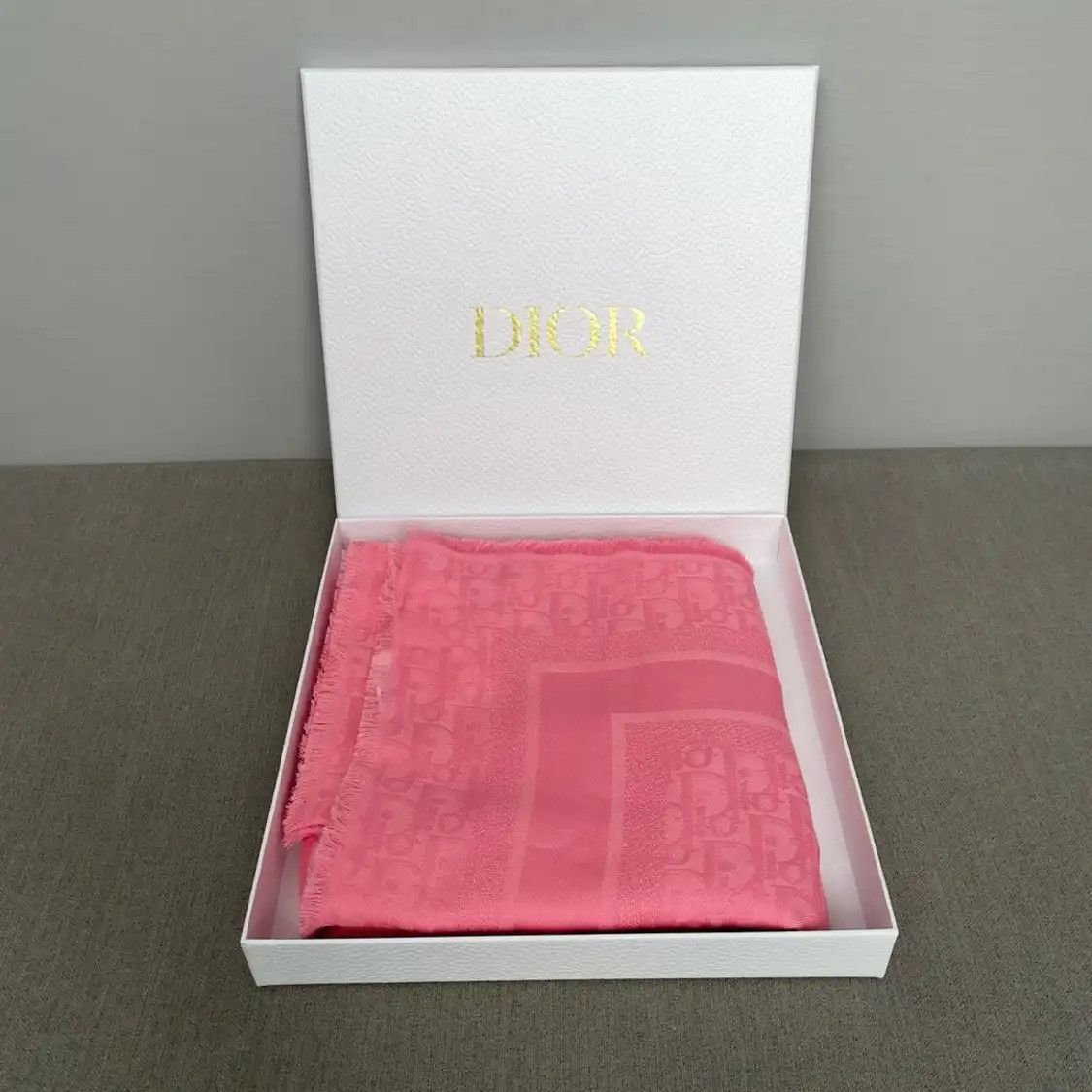 Dior × Hedi Slimane S/S 2005 Runway Fringe Scarf (SS05, Homme