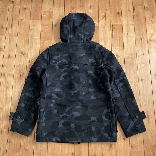Bape BAPE Wool duffle coat black camo a bathing ape NIGO Size US L / EU 52-54 / 3 - 3 Thumbnail