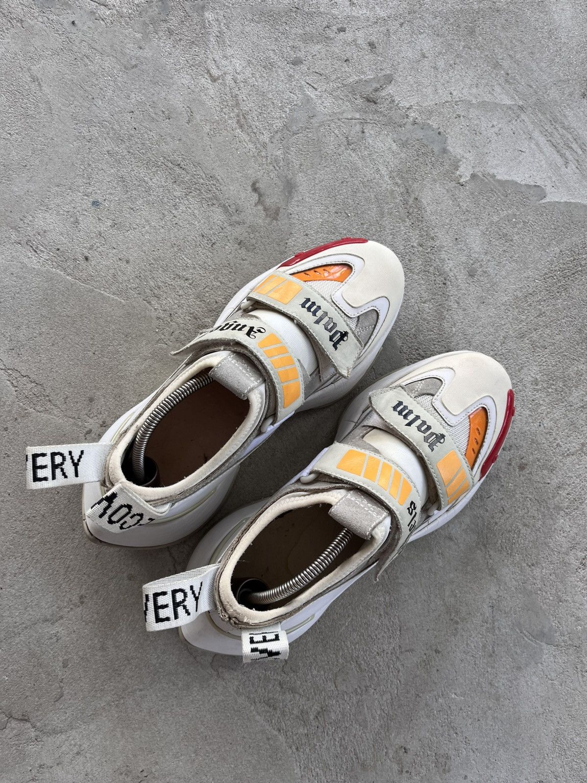 Palm Angels Vintage Hype Palm Angels Women’s Velcro Sneakers rare Y2K Size US 7 / IT 37 - 3 Thumbnail