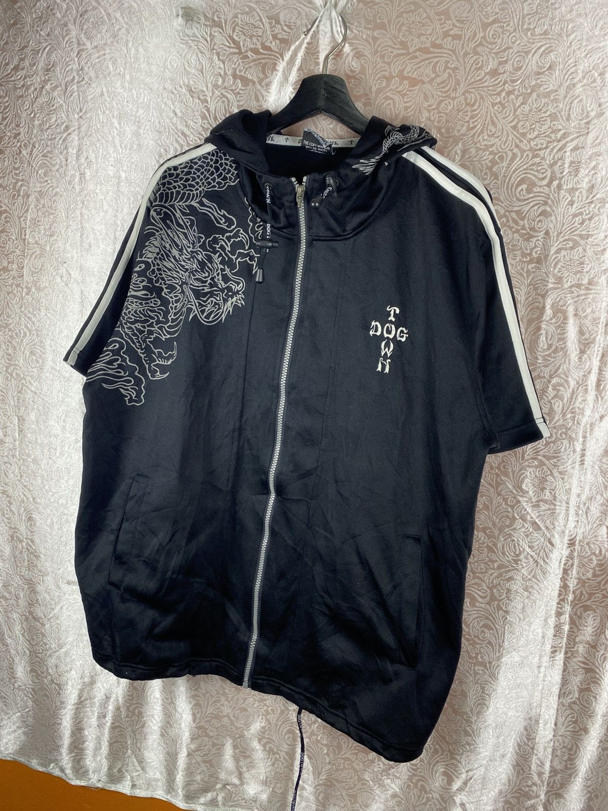 Dogtown Vintage Dog Town Dragon Hooded Jacket Black Skate Streetwear Size US L / EU 52-54 / 3 - 4 Thumbnail