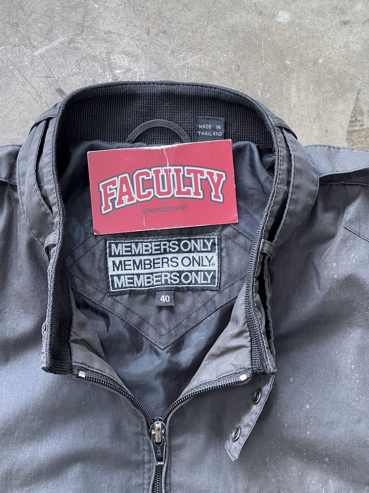 Members Only × Vintage Vintage Members Only Zip-Up Multi Pocket Jacket sz. 40 Large Size US M / EU 48-50 / 2 - 3 Thumbnail