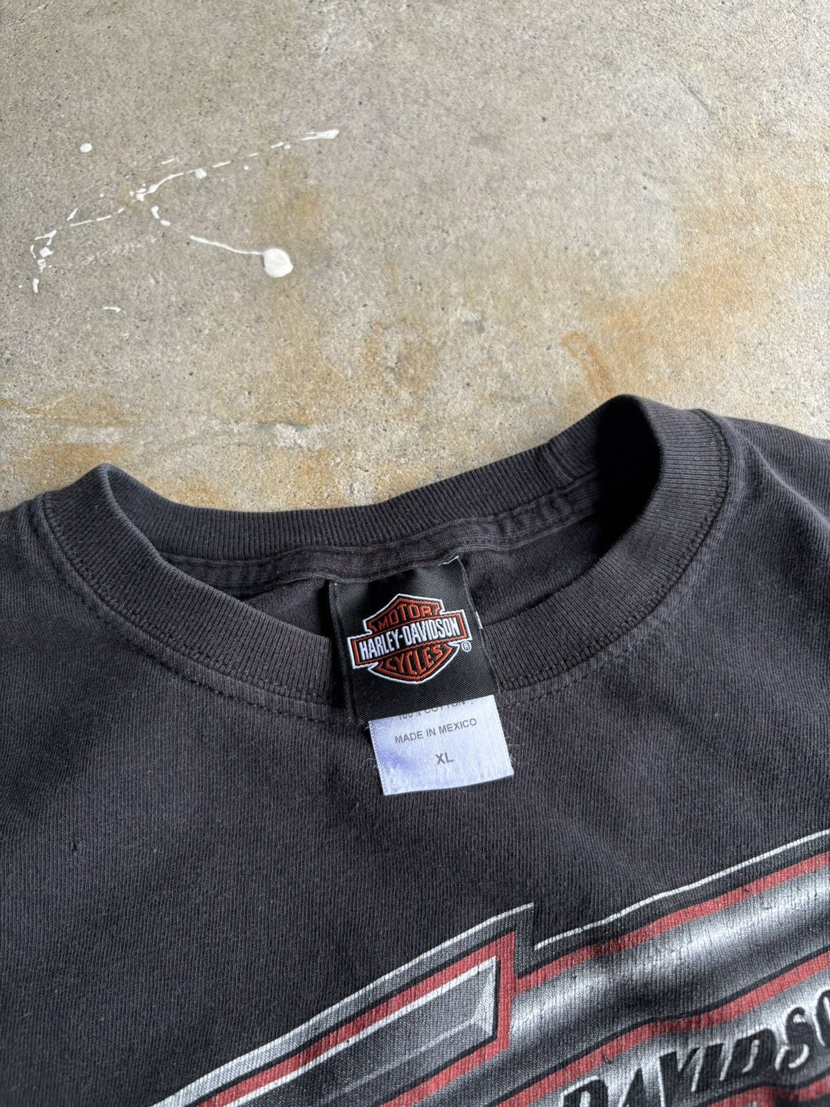 Harley Davidson Vintage Early 2000s Harley Davidson Grunge Kelowna Boxy Tee Size US L / EU 52-54 / 3 - 5 Thumbnail