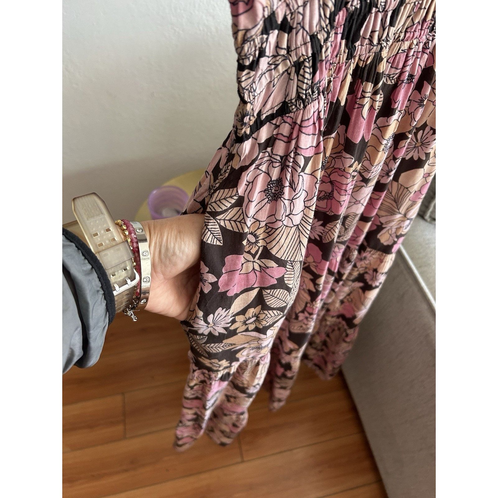 & Other Stories Natural Life Floral Maxi Dress Floral Prairie Boho Cottage S Size S / US 4 / IT 40 - 10 Thumbnail