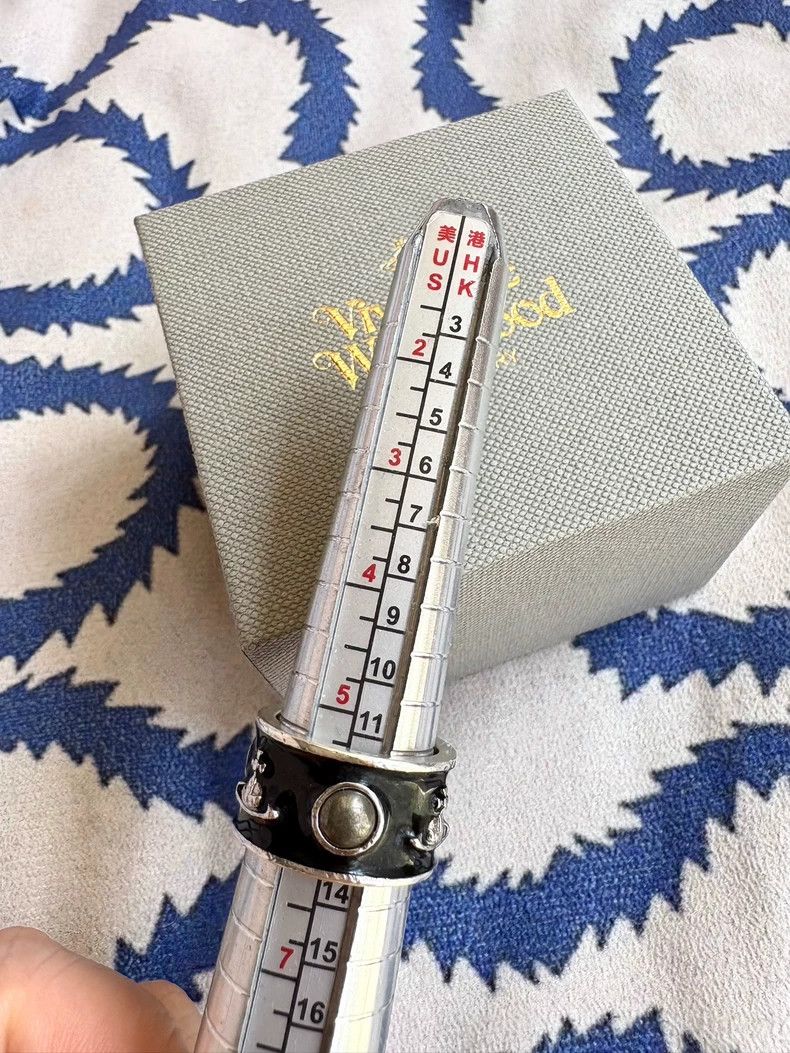 Vivienne Westwood Vivienne Westwood Vintage Black and Grey Pearl King Ring Size ONE SIZE - 8 Thumbnail