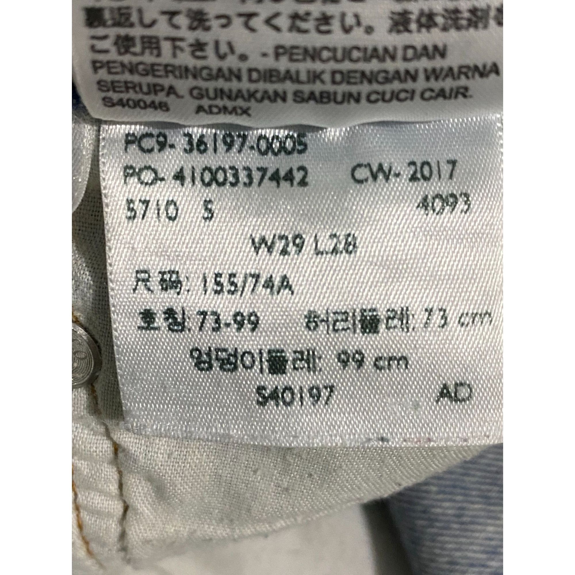 Levi's Levi's 501 Original Fit Button-Fly Straight Leg Denim Jeans Size US 30 / EU 46 - 3 Thumbnail
