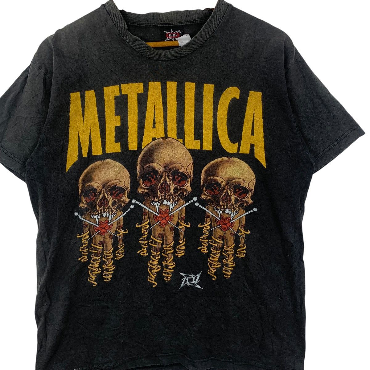 Band Tees Vintage METALLICA PUSHEAD 2000 Sanitarium Tour Fixxxer Tee Size US L / EU 52-54 / 3 - 5 Thumbnail