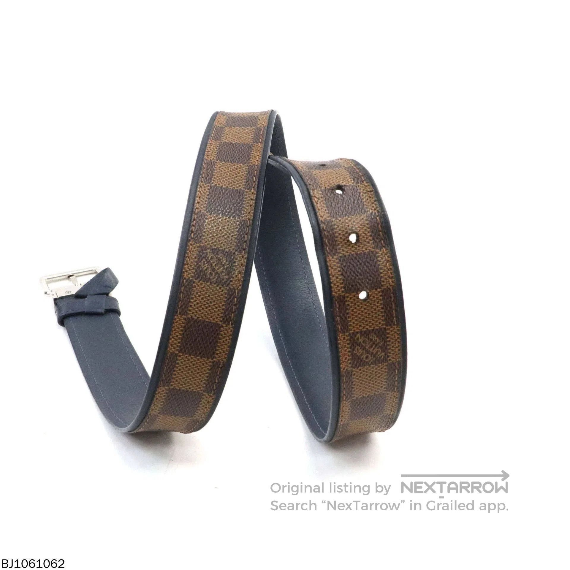Louis Vuitton louis vuitton checkered buckle belt size 85 Size ONE SIZE - 6 Thumbnail