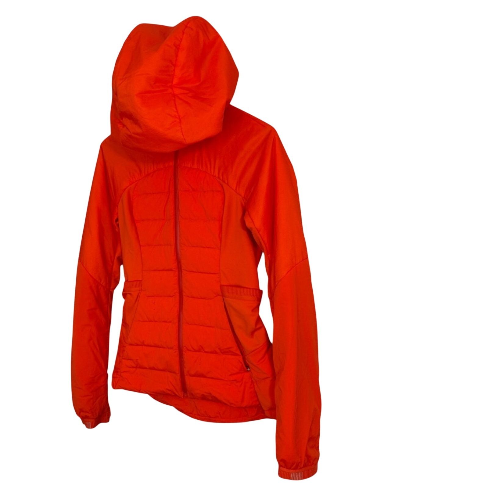 Lululemon Lululemon Down for It All Goose Puffer Jacket Atomic Orange Size S / US 4 / IT 40 - 4 Thumbnail