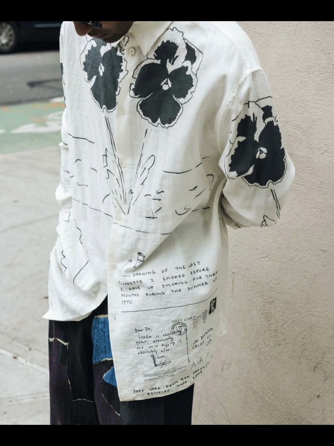 Loewe Loewe 21AW Oversized Joe Brainard Flowers Print Shirt-2505 Size US S / EU 44-46 / 1 - 8 Thumbnail
