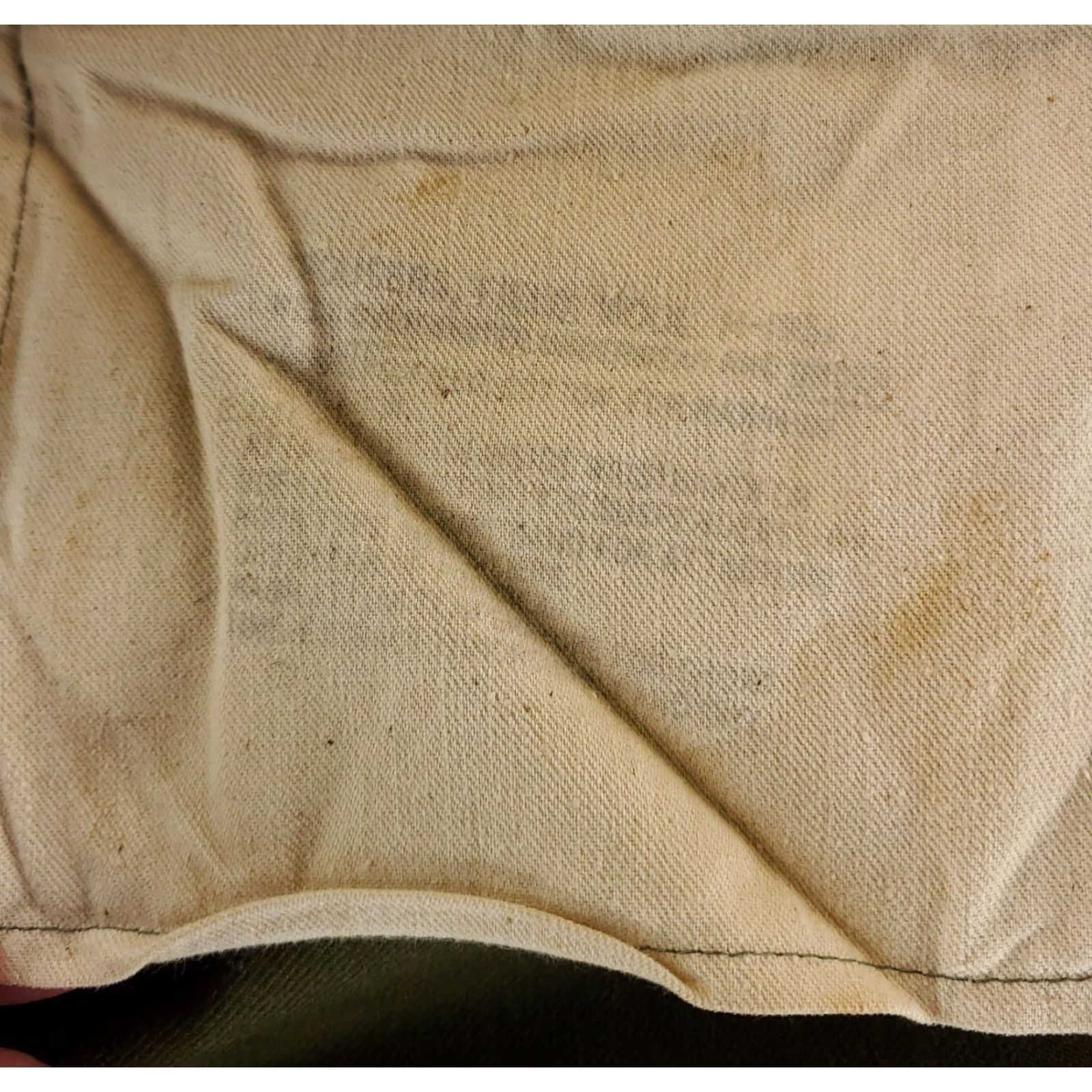 Olive US Army M-1951 M51 100% Wool Pants Olive Green Mens 39x34 Regular Men Inseam 34 Size US 39 - 3 Thumbnail